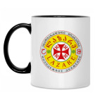 Кружка двухцветная