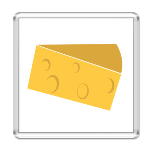 Магнит с принтом   сыр