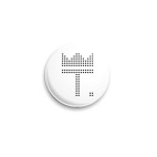 Значок 25 мм T.king of life