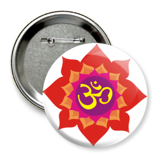 Значок 75мм Ом