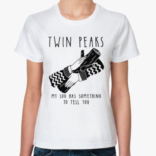 Классическая футболка Твин Пикс