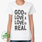 Женская футболка органик