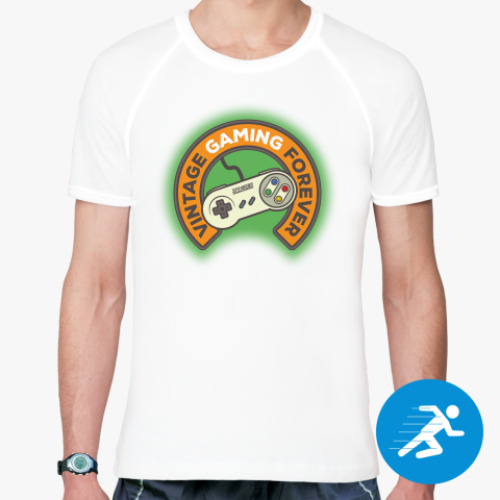 Спортивная футболка с принтом Nintendo Vintage Gaming Forever