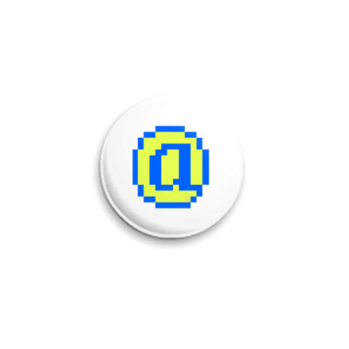 Значок 25мм с принтом  ICQ Статус #20