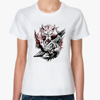 Классическая женская футболка  футболка Маг