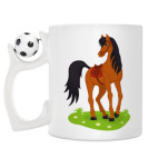 Кружка с футбольным мячиком