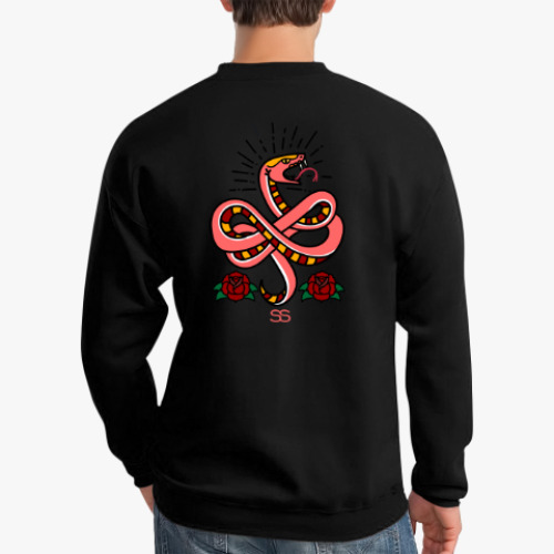 Свитшот с принтом NO FEAR AT ALL