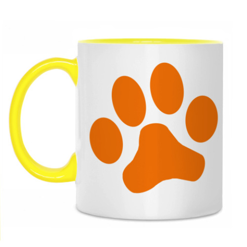 Кружка с принтом СЛЕД