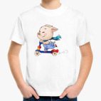 Хрюндель на самокате