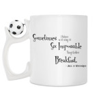 Кружка с футбольным мячиком