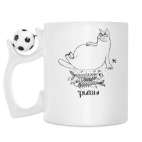 Кружка с футбольным мячиком