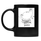 Кружка цветная UV-DTF