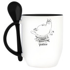 Кружка с ложкой