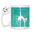 Кружка с футбольным мячиком