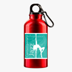 Металлическая бутылка 400 мл UV-DTF