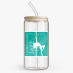 Банка с бамбуковой крышкой