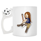 Кружка с футбольным мячиком