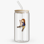 Банка с бамбуковой крышкой