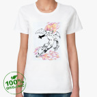 Женская футболка органик