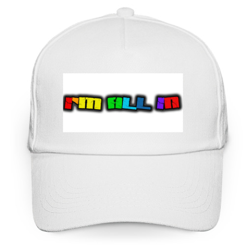 Кепка бейсболка с принтом  I'm All In