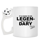 Кружка с футбольным мячиком