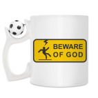 Кружка с футбольным мячиком