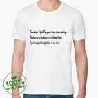 Мужская футболка органик