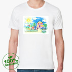 Мужская футболка органик