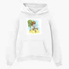 Толстовка худи оверсайз