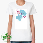 Женская футболка органик