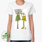 Женская футболка органик