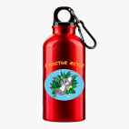 Металлическая бутылка 400 мл UV-DTF