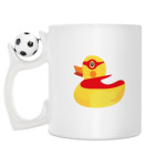 Кружка с футбольным мячиком