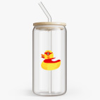 Банка с бамбуковой крышкой