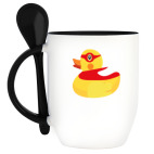 Кружка с ложкой