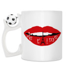 Кружка с футбольным мячиком