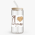 Банка с бамбуковой крышкой