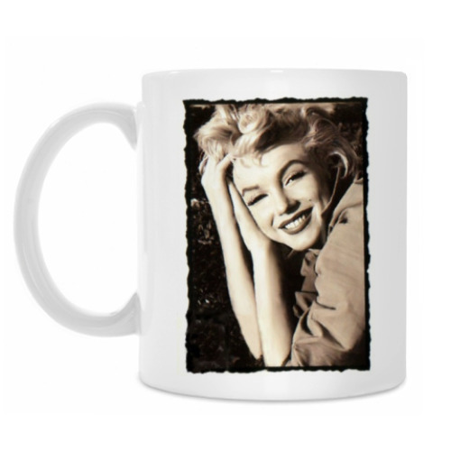 Кружка с принтом МЕРИЛИН  МОНРО