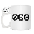 Кружка с футбольным мячиком