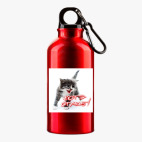 Металлическая бутылка 400 мл UV-DTF