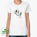 Женская футболка органик