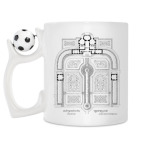 Кружка с футбольным мячиком