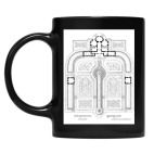 Кружка цветная UV-DTF