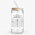 Банка с бамбуковой крышкой