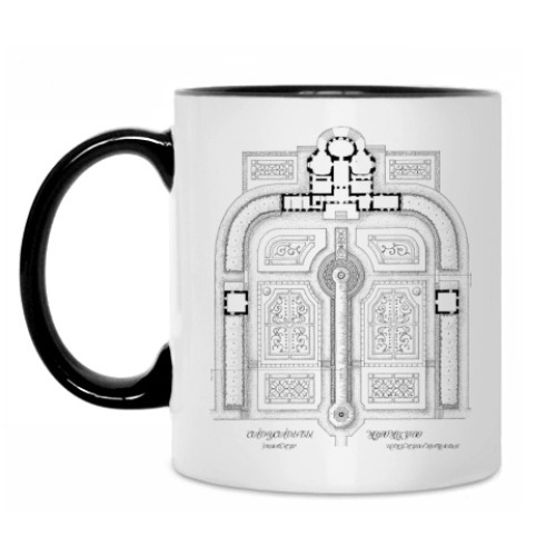 Кружка с принтом Чертеж