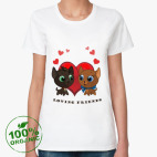 Женская футболка органик