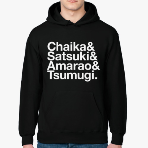 Толстовка худи с принтом Anime Eyebrows