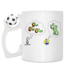 Кружка с футбольным мячиком