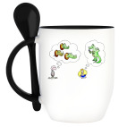 Кружка с ложкой