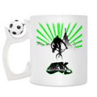 Кружка с футбольным мячиком